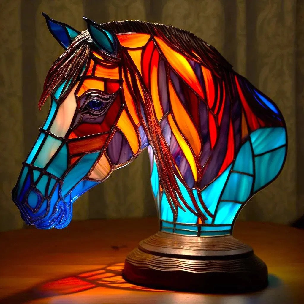 Pupuce – Magical Table Lamp in Coloured Glass