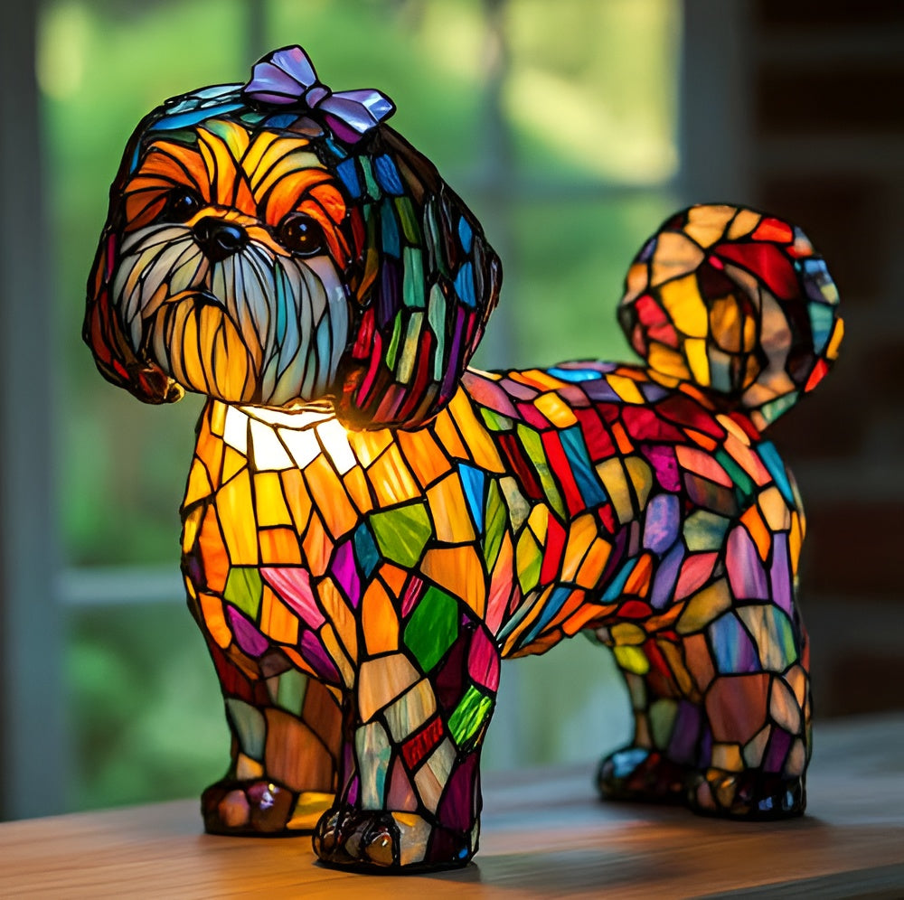 Mimine – Magical Coloured Glass Lamp for Dogs