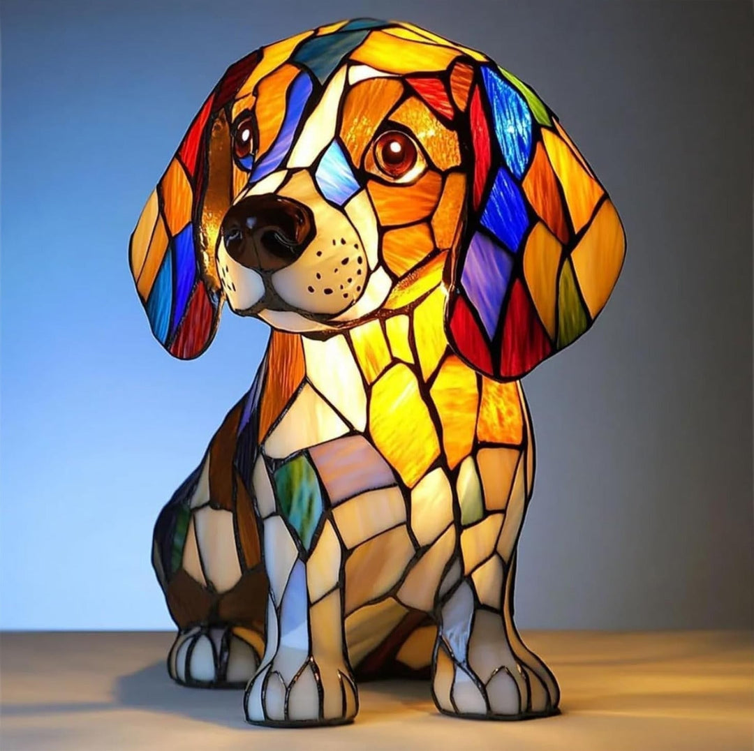 Pirouette – Magical Coloured Glass Lamp for Dogs