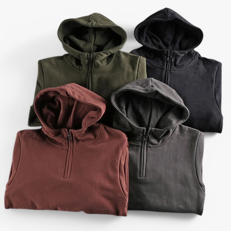 Carter | Heavyweight Cotton Blend Hoodie