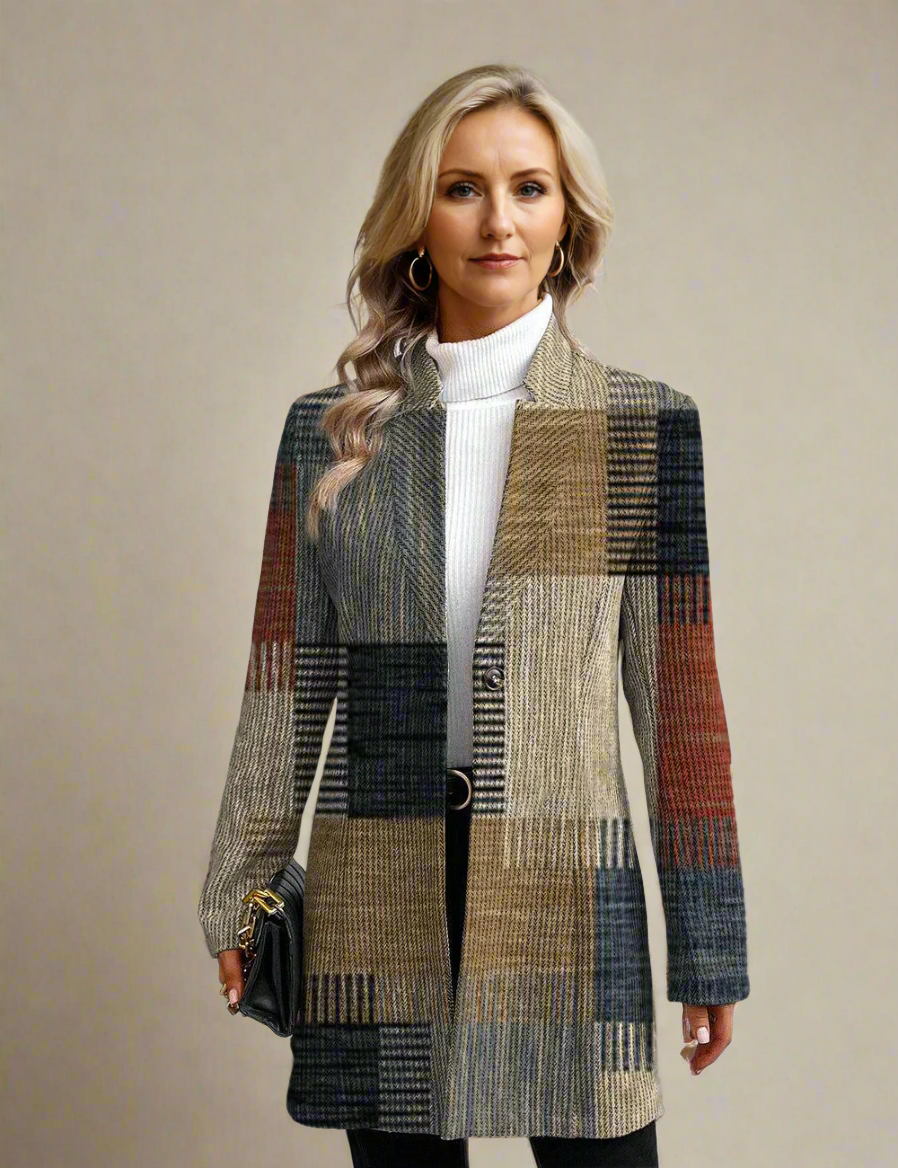 Elina | Elegant Patterned Blazer