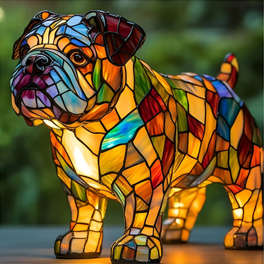 Papou – Magical Colourful Glass Lamp for Dogs