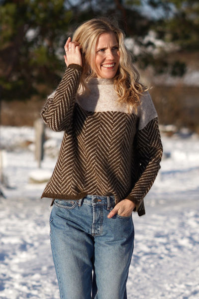 Alice - Cotton Roll Neck Jumper