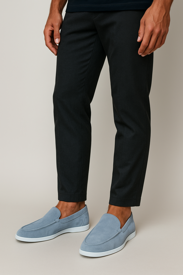 Santoni | Elegant Suède Loafers