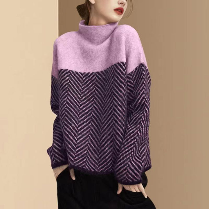 Alice - Cotton Roll Neck Jumper