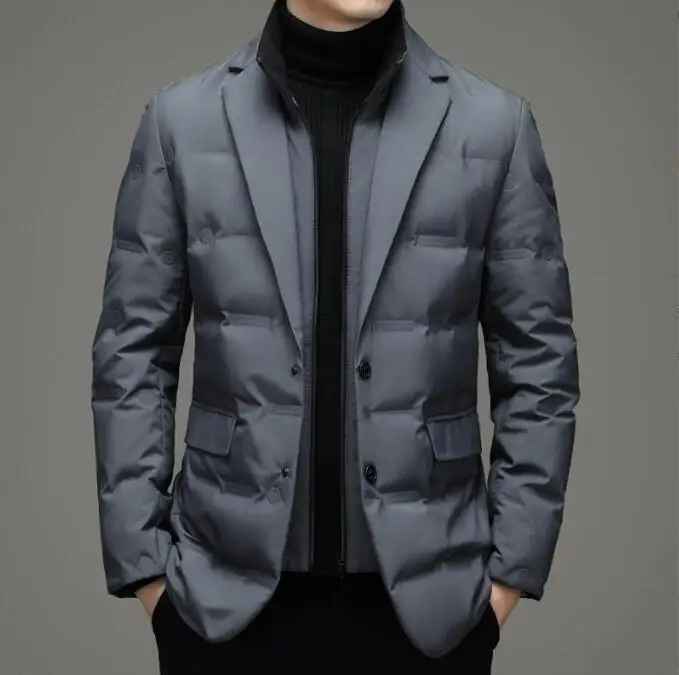 Suit Collar Down Jacket