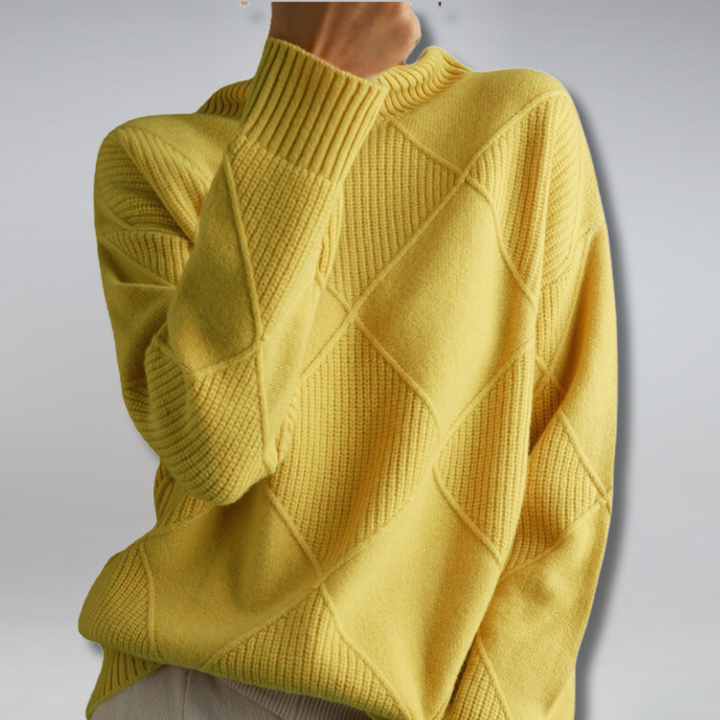 Amalia - Soft Cashmere Roll Neck Jumper