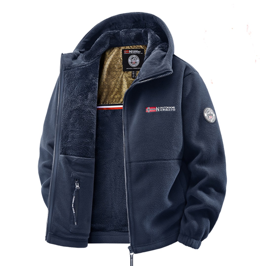 Windproof Fleece Winter Jacket