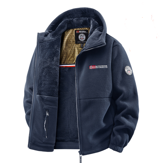 Windproof Fleece Winter Jacket