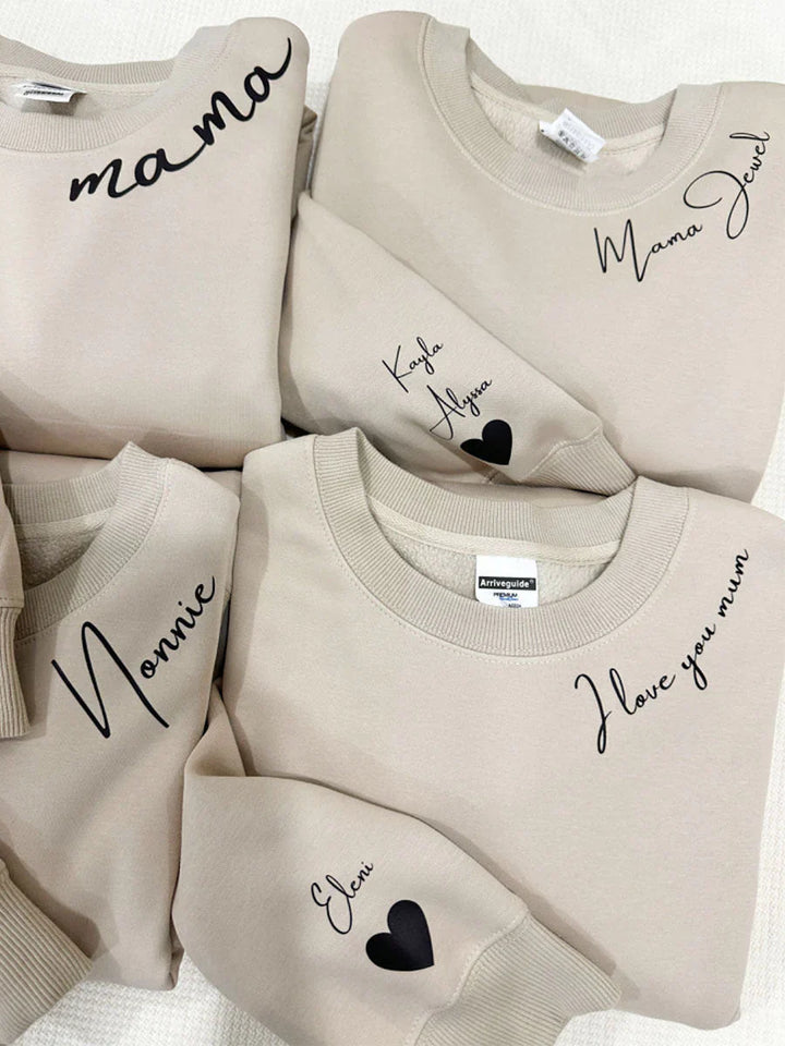 Embrace Hoodie | Customisable with names on the sleeve