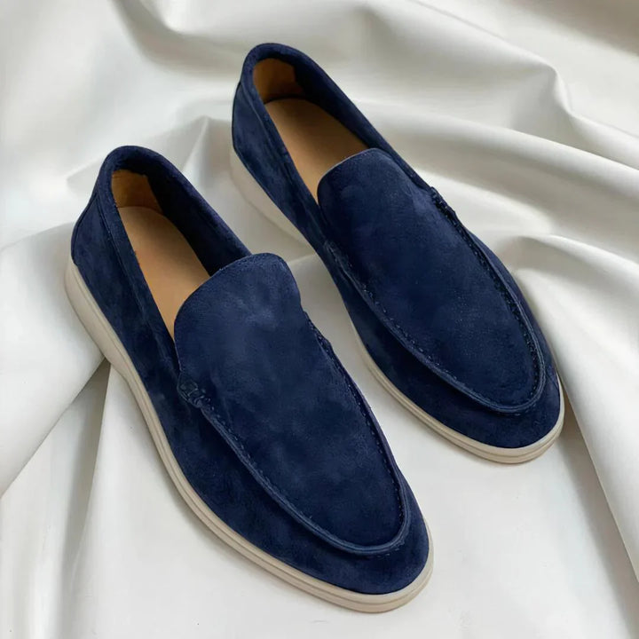 Santoni | Elegant Suède Loafers