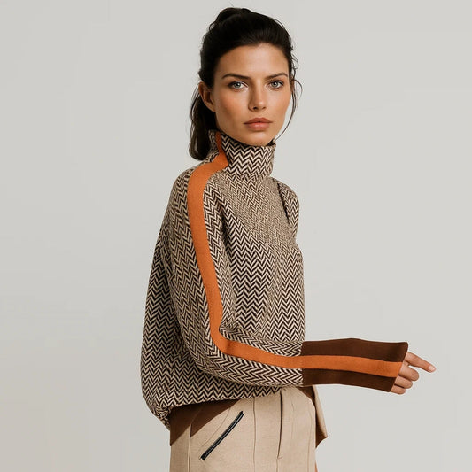 Martina | High Neck Pullover