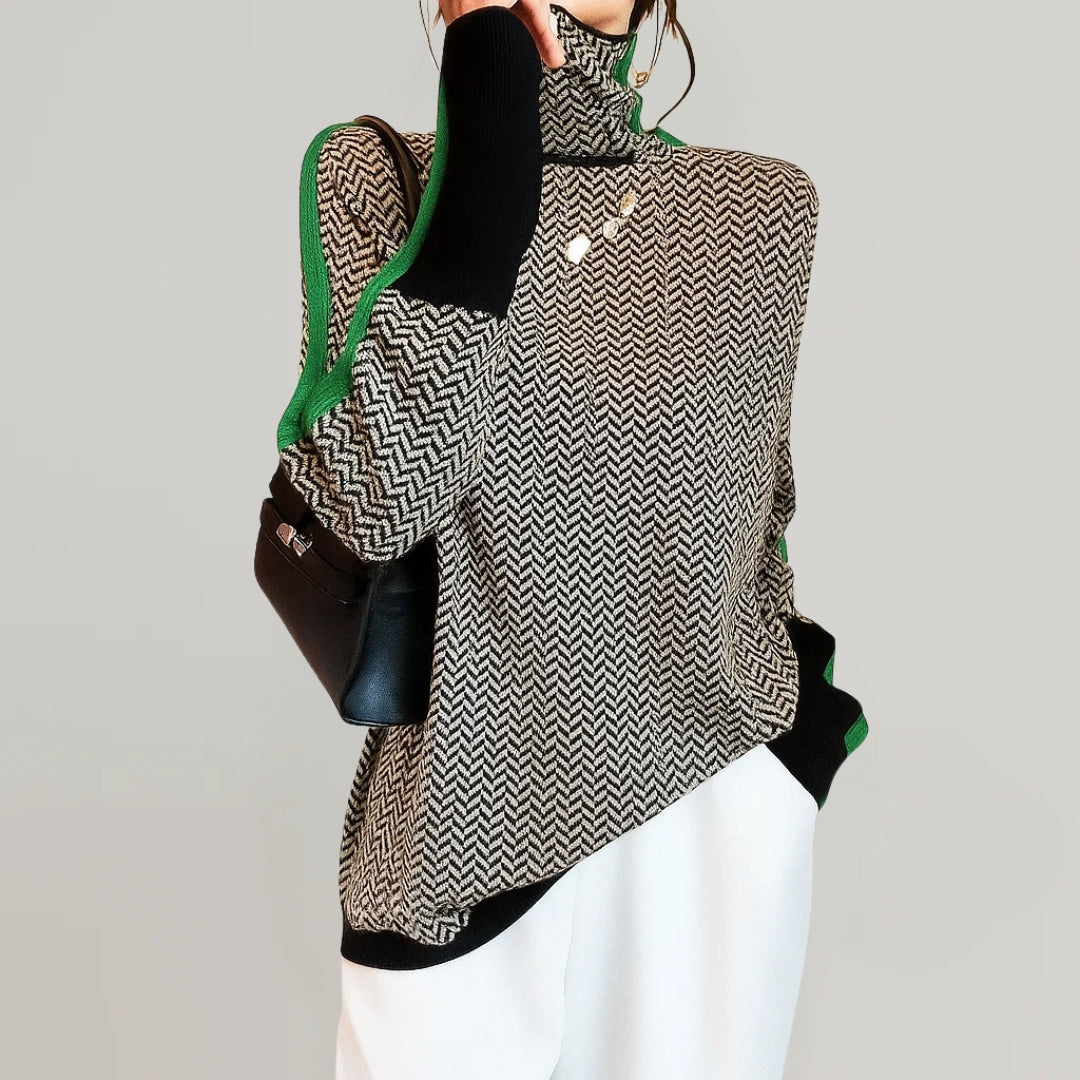 Martina | High Neck Pullover