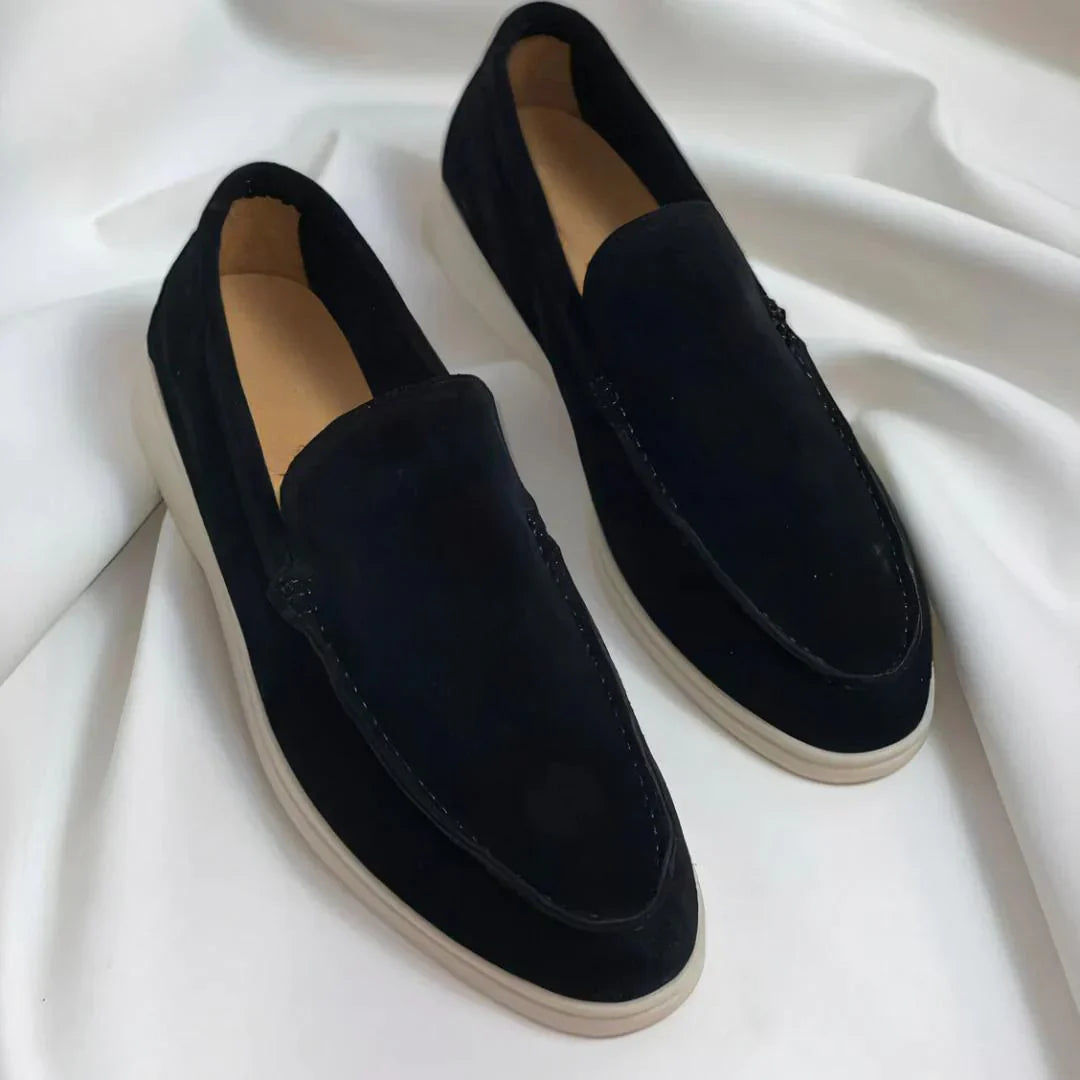 Santoni | Elegant Suède Loafers