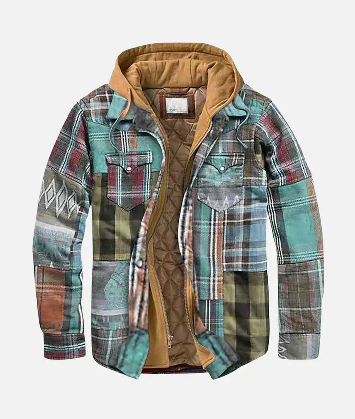 Mason | Patchwork Check Jacket