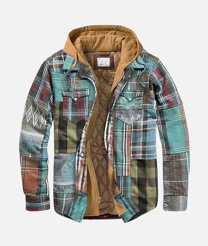 Mason | Patchwork Check Jacket