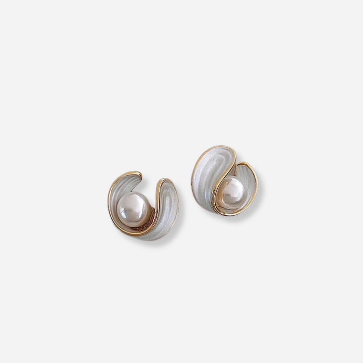Antoinette | Luxury Earrings with White Opal
