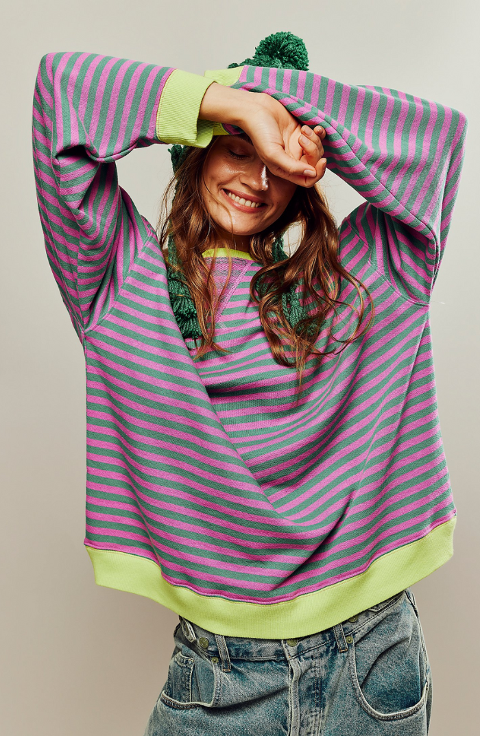 MIA - OVERSIZED STRIPED JUMPER