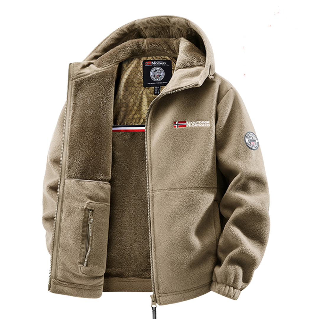 Windproof Fleece Winter Jacket