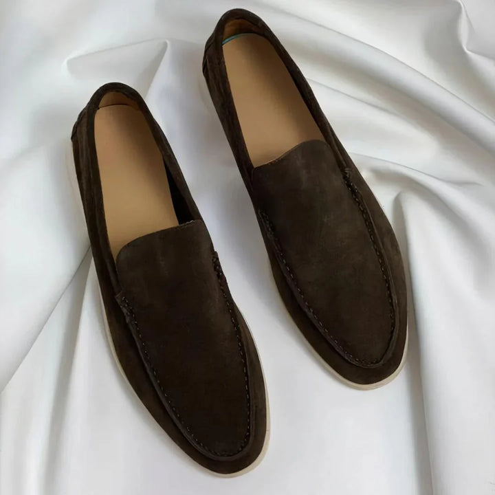 Santoni | Elegant Suède Loafers