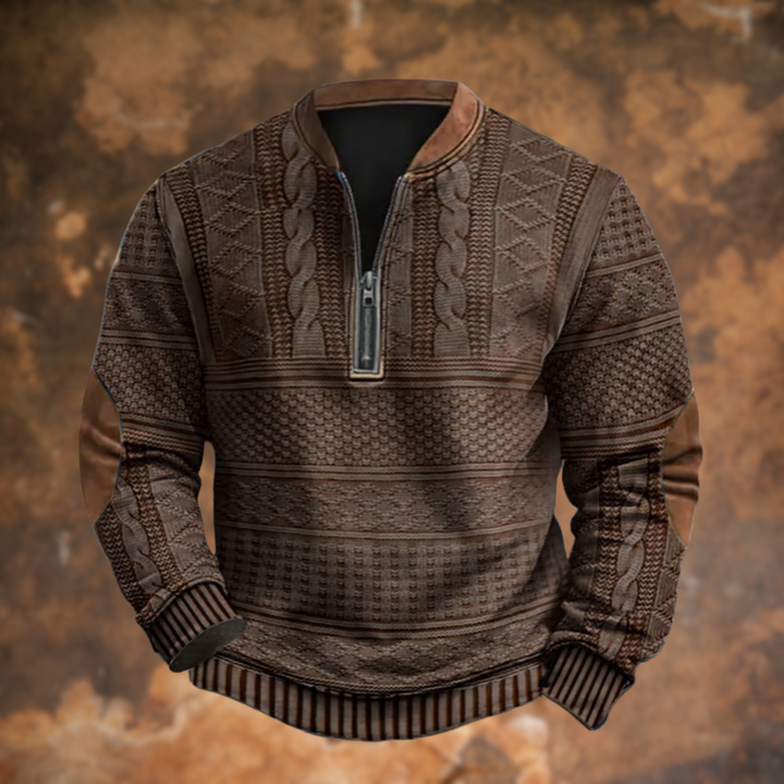 Anton | Knit Halfzip Sweater