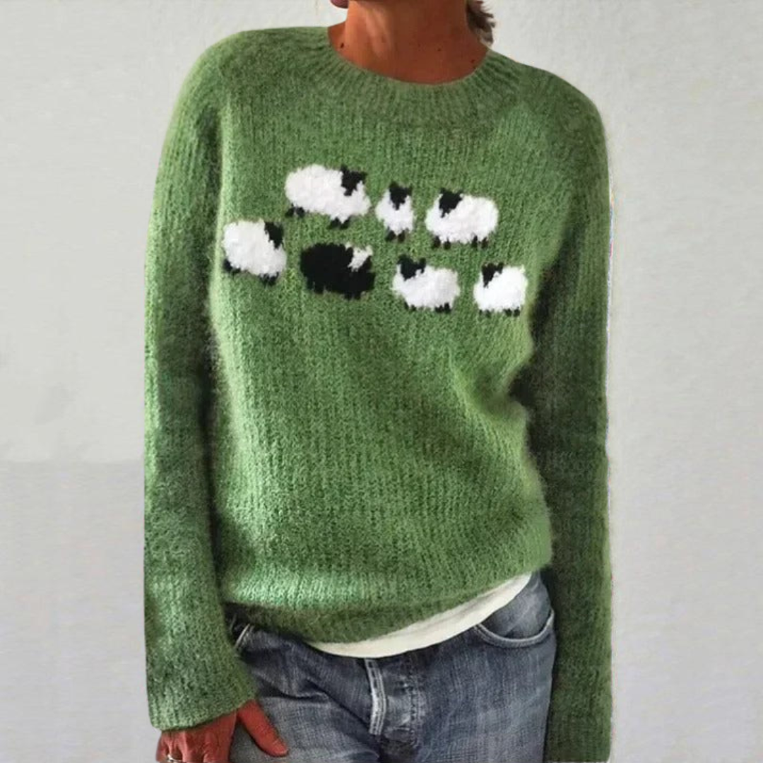 Heather - Cosy Retro Sweater