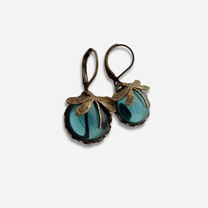 Libelle | Antique Gold Earrings