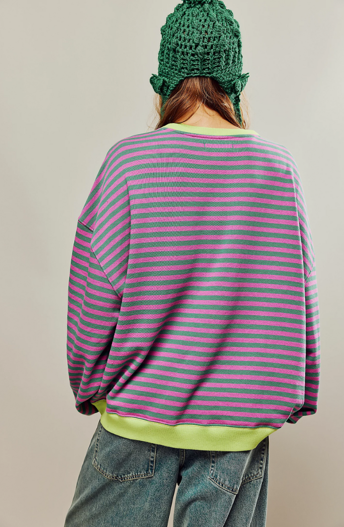MIA - OVERSIZED STRIPED JUMPER