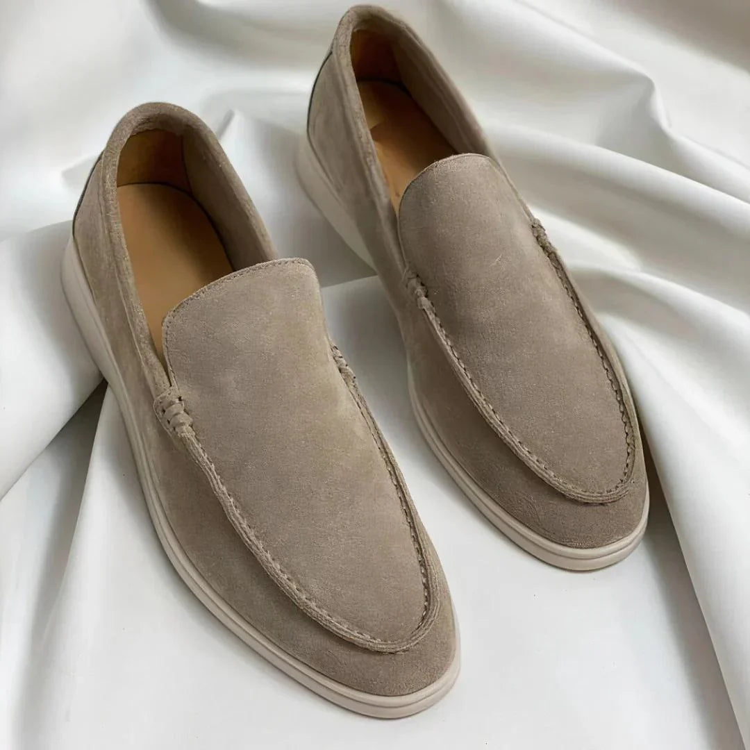 Santoni | Elegant Suède Loafers