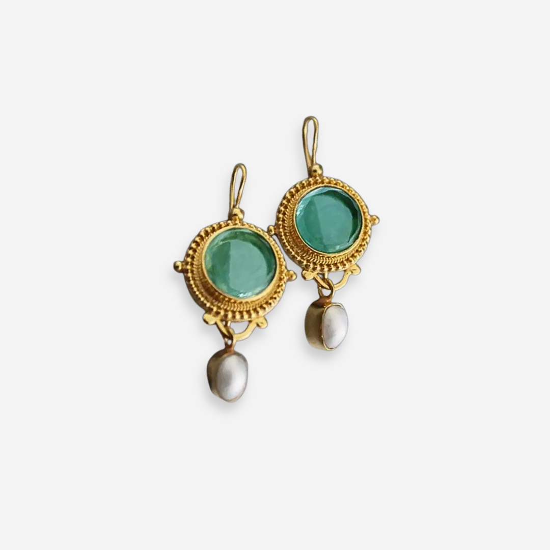 Veline | Vintage Earrings with Pearl