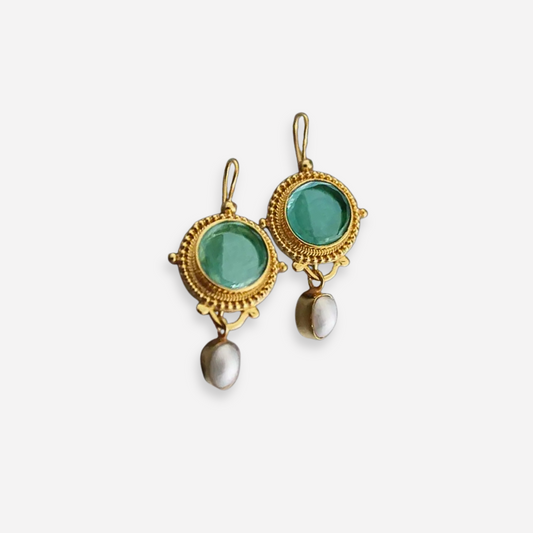 Veline | Vintage Earrings with Pearl