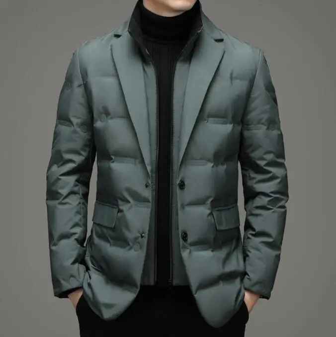 Suit Collar Down Jacket