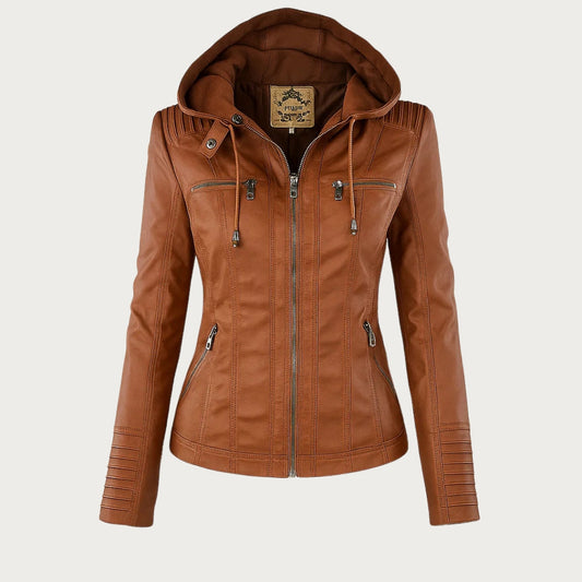 Monika | Elegant Leather Jacket