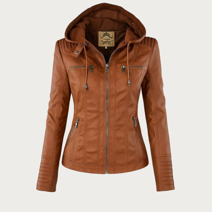 Monika | Elegant Leather Jacket