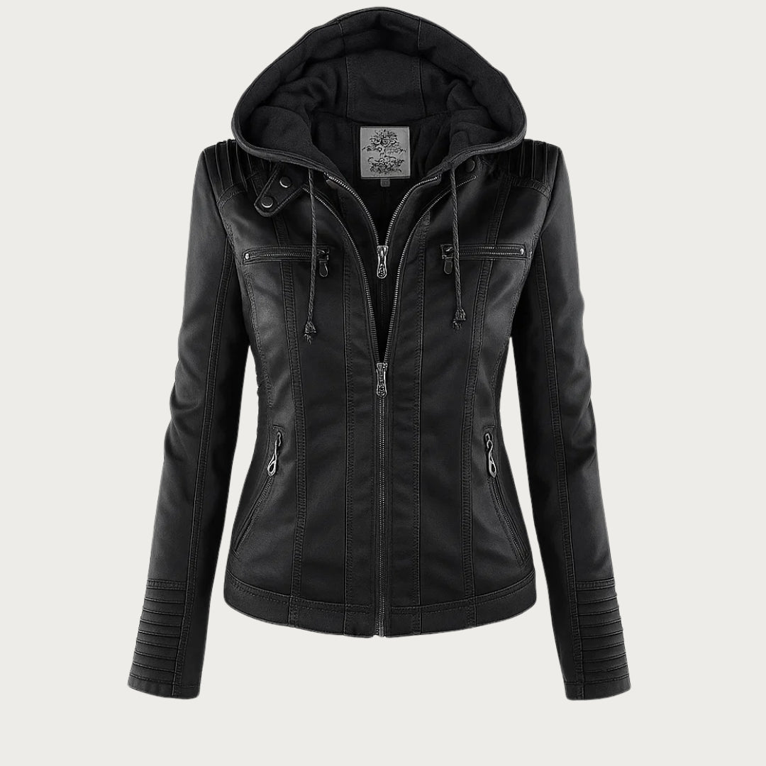 Monika | Elegant Leather Jacket