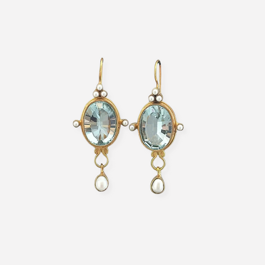 Maylin | Vintage Earrings with Pearl