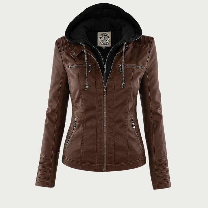 Monika | Elegant Leather Jacket