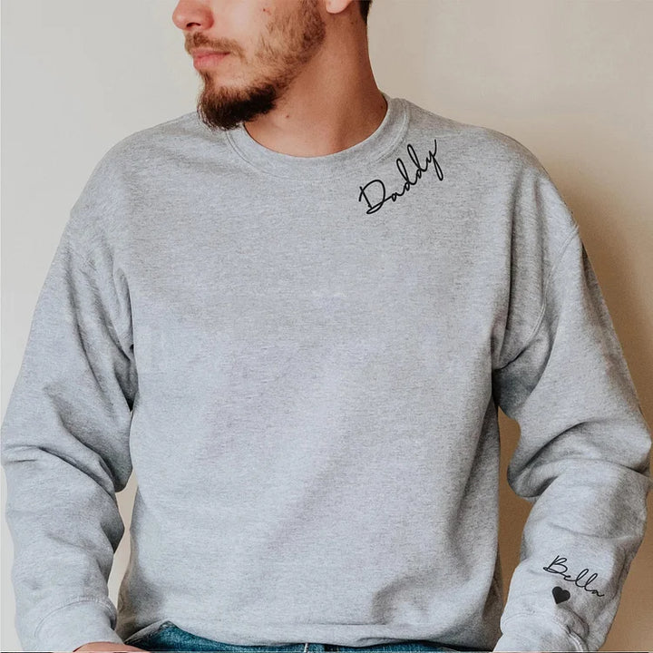 Embrace Hoodie | Customisable with names on the sleeve