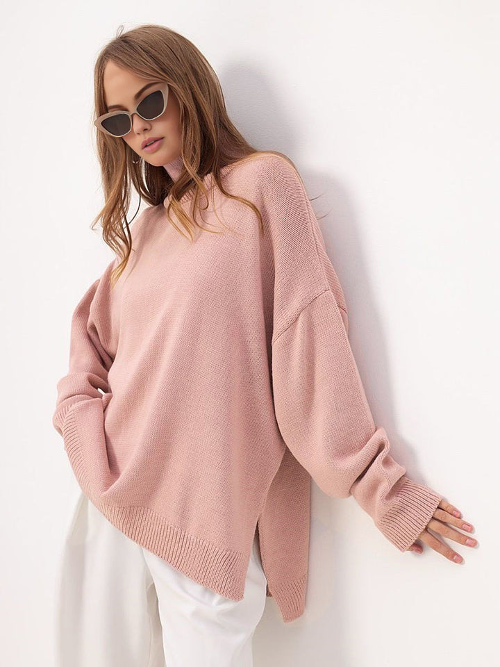 Dina - Oversized Turtleneck Sweater