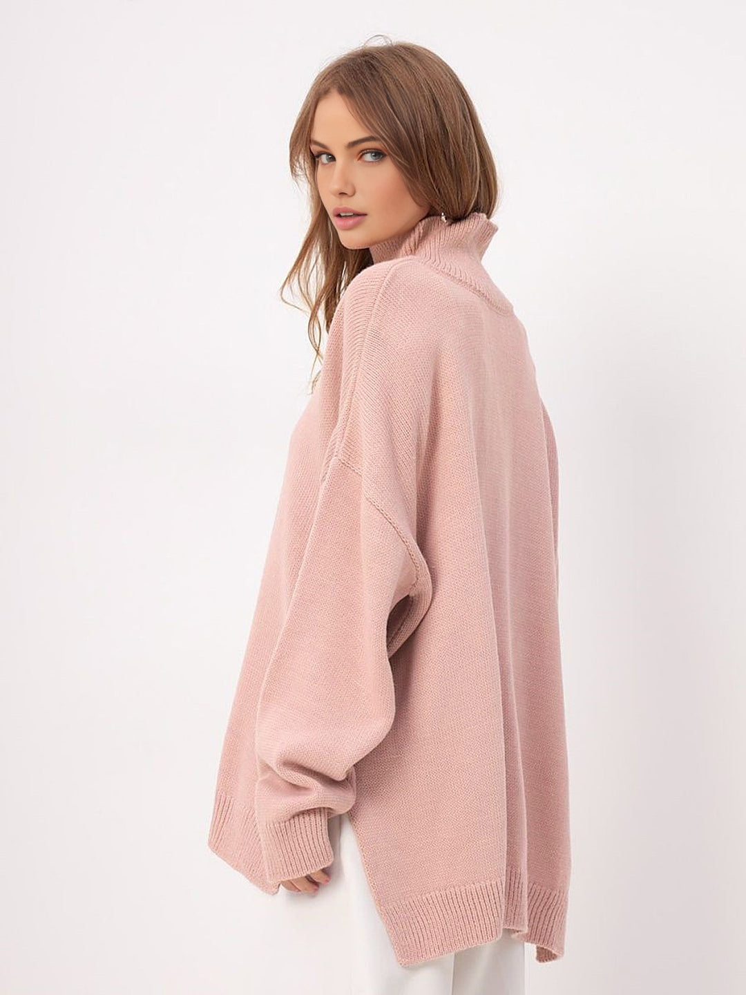 Dina - Oversized Turtleneck Sweater
