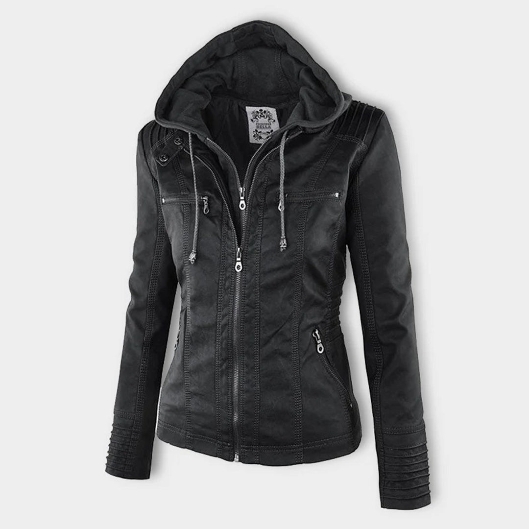 Monika | Elegant Leather Jacket