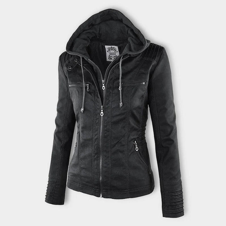 Monika | Elegant Leather Jacket