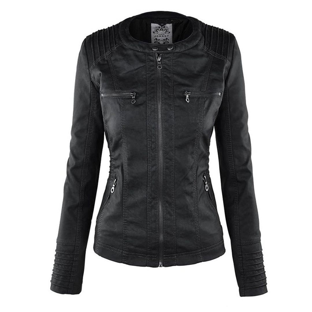 Monika | Elegant Leather Jacket