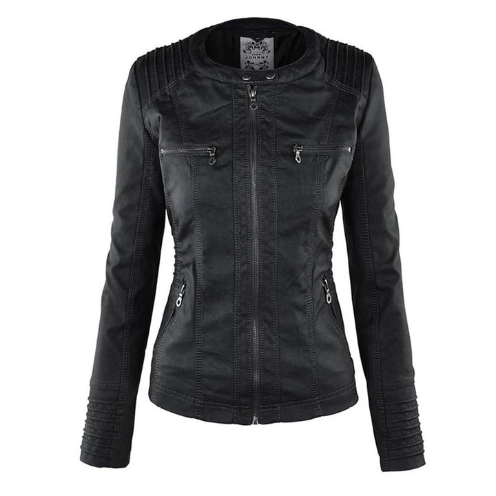 Monika | Elegant Leather Jacket