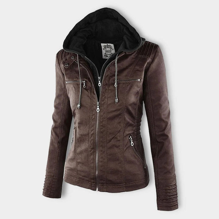 Monika | Elegant Leather Jacket