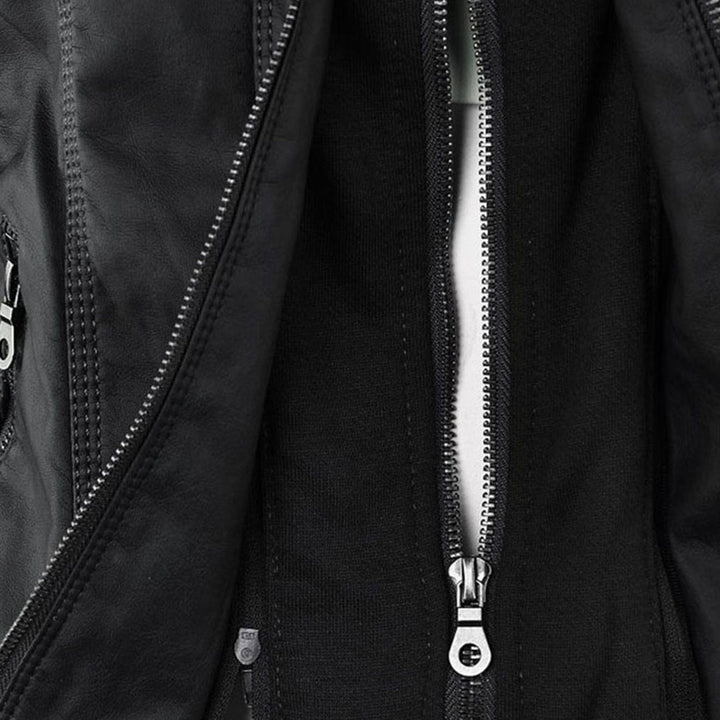Monika | Elegant Leather Jacket