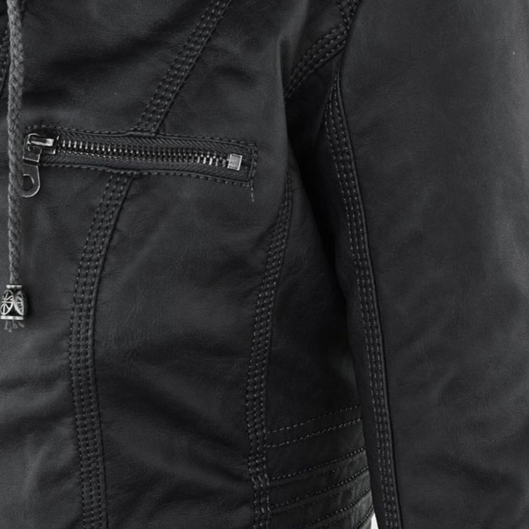 Monika | Elegant Leather Jacket