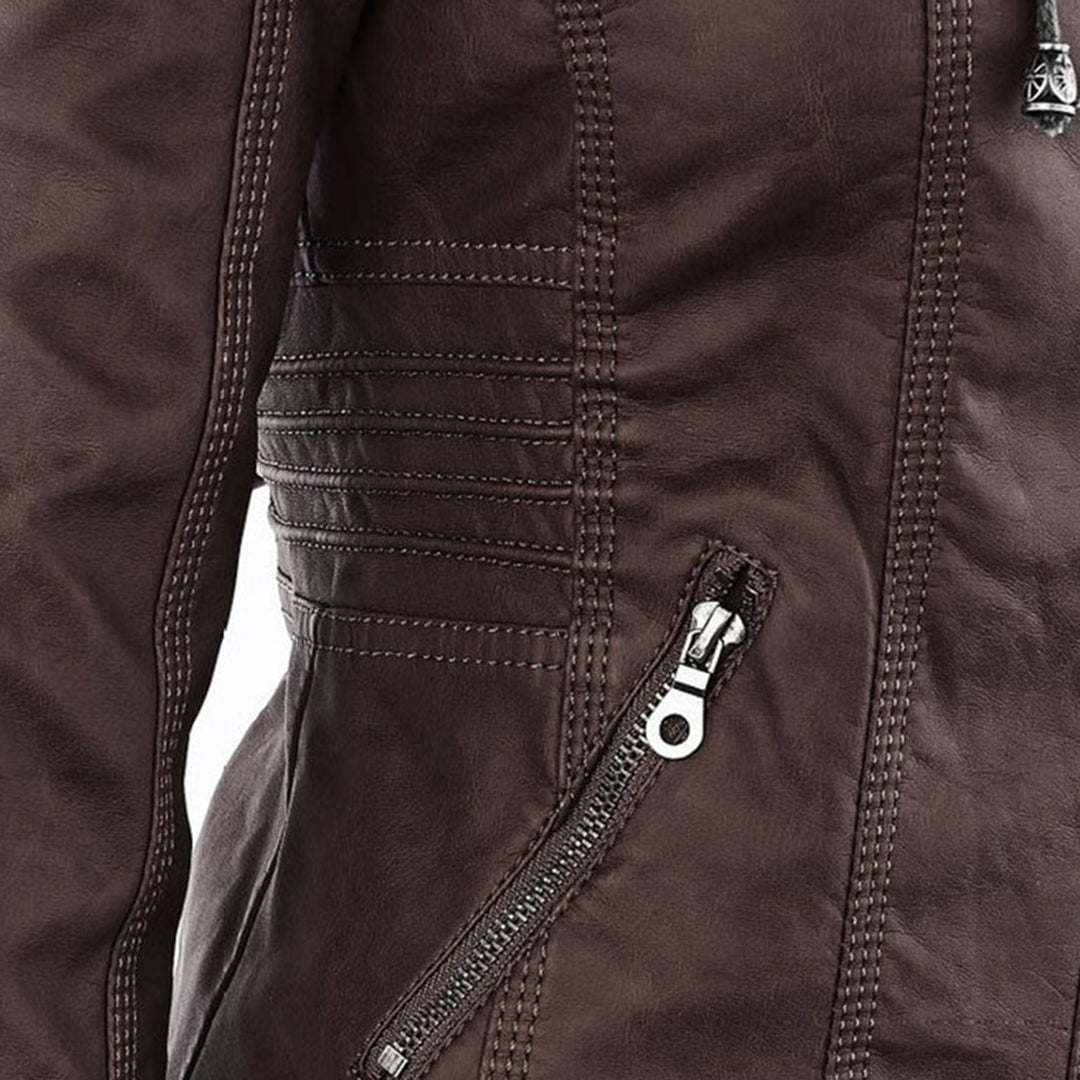 Monika | Elegant Leather Jacket