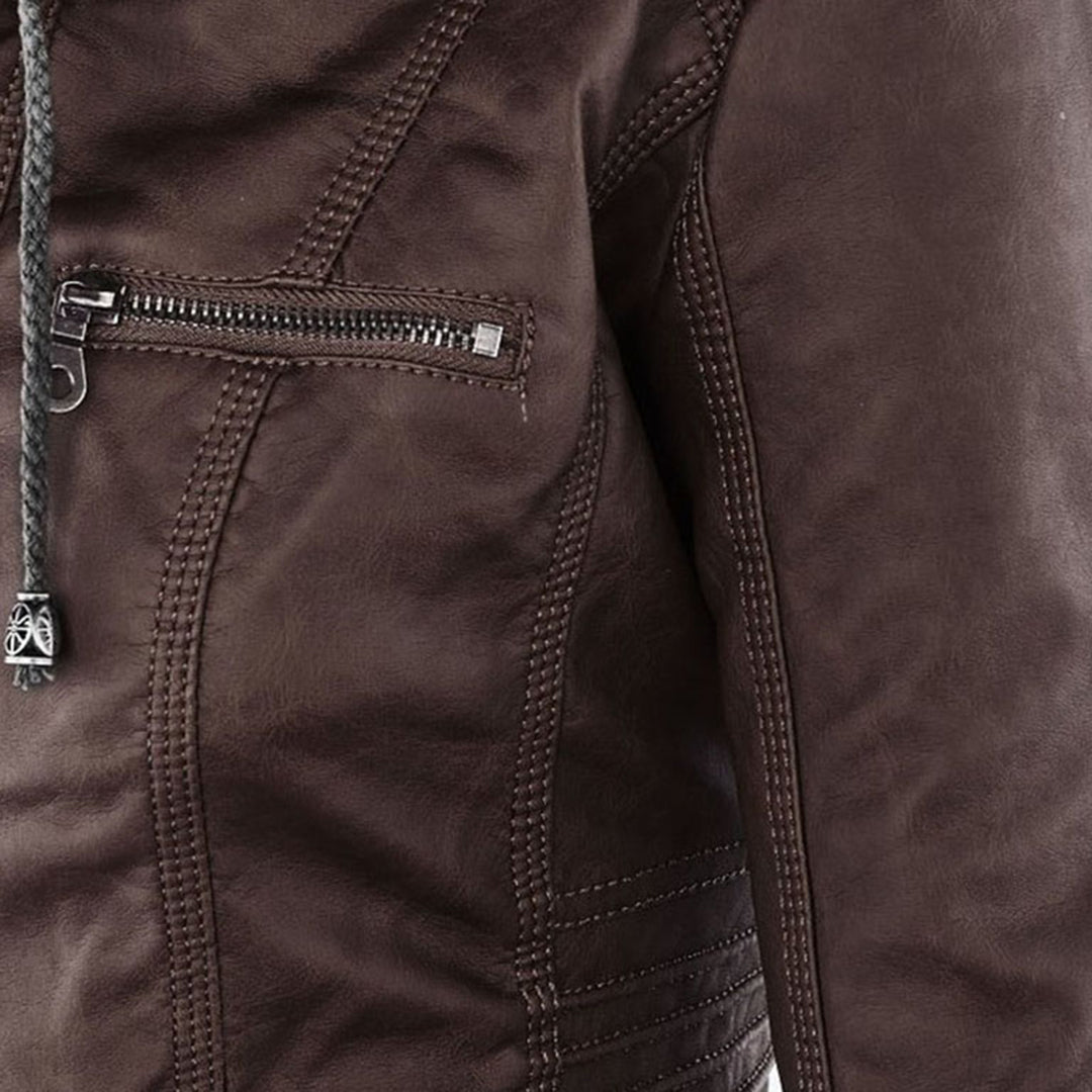 Monika | Elegant Leather Jacket