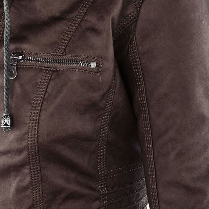 Monika | Elegant Leather Jacket